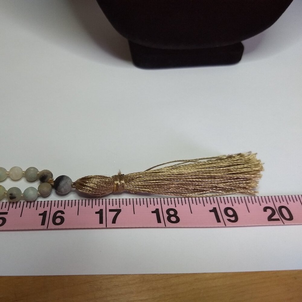 Stone Round Bead Necklace & Bracelet Lot Multicolor 2 Necklaces 3 Bracelets Boho - Picture 10 of 11